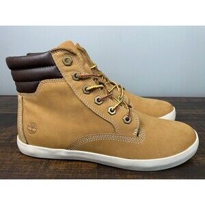 Timberland Dausette Women’s 8 Wheat Nubuck Leather Sneaker Boot A1KLZ
